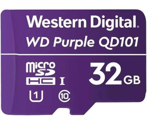 WD Purple 32GB QD101 microSDHC memóriakártya