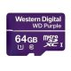 WD Purple 64GB QD101 microSDHC memóriakártya